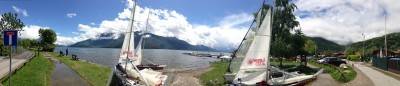 Laser 4000 Gravedona (View from Dongo)