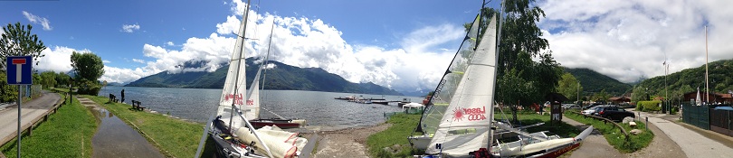 Laser 4000 Gravedona (View from Dongo)