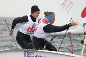 ISAF Youth Worlds - Day 3 Ilaria Paternoster - Benedetta di Salle (YC Italiano)  in regata - ph. ISAF