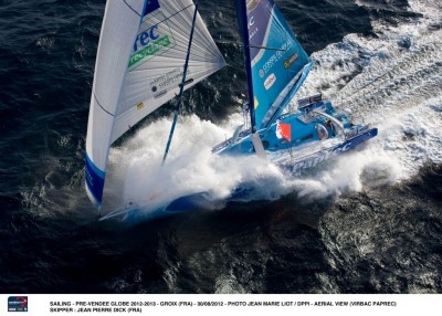 SAILING - PRE-VG 2012-2013 - VIRBAC PAPREC - AERIAL VIEW