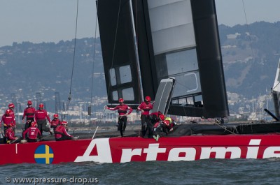 Artemis Racing SF Bay 1st sail